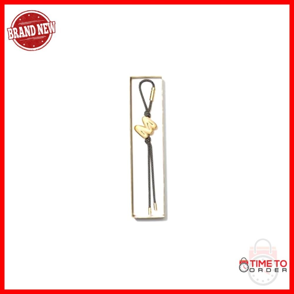 Gold-Tone Metal Bubble Cord Charm for Bags, Keychain Accessory - Picture 2 of 3